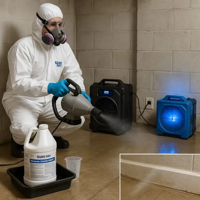 Sanitization and Odor Removal process in Newburg, WI