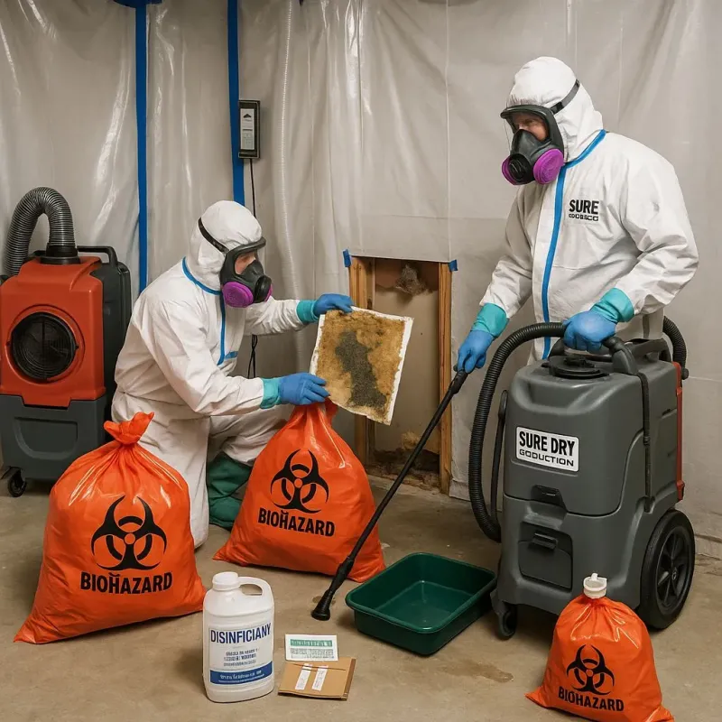 Contaminated Water Handling Protocols process in Newburg, WI