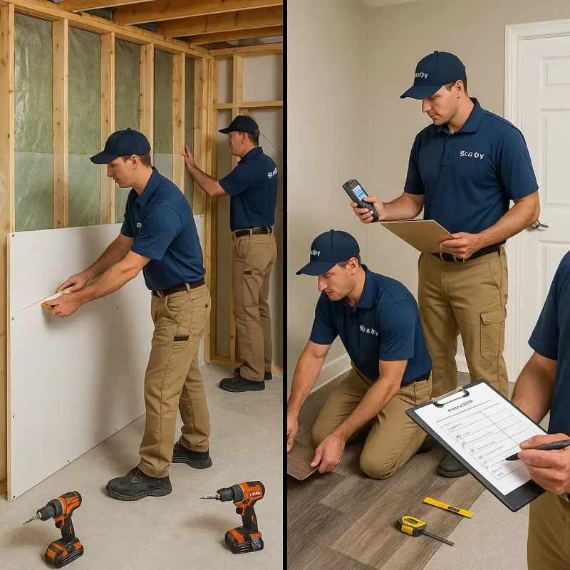 Repairs and Reconstruction process in Newburg, WI